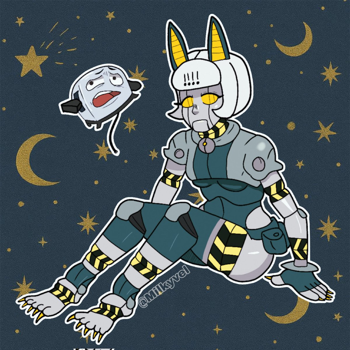 Milkyvel's tweet image. 🍞🤖 #fyp #digitalart #fanart #Skullgirls #Videogame