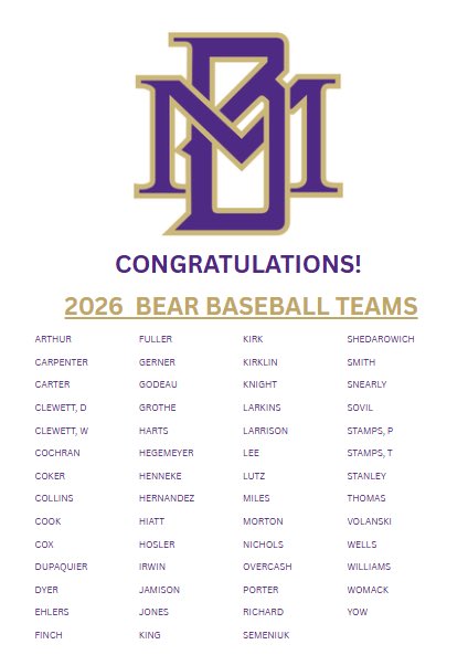Bear Baseball tweet media