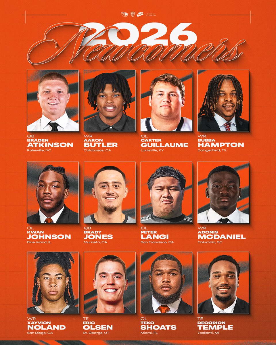 Oregon State Football tweet media