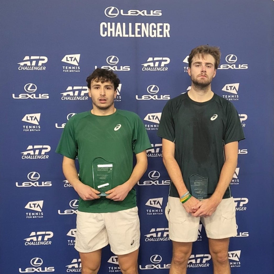 LTACompetitions's tweet photo. Congratulations to the finalists of the Lexus Nottingham Challenger! 👏 

🇬🇧 Singles runner-up | 🇬🇧 Doubles champions

#LexusChallengers #OnTheRise 

MS
🥇Clement Chidekh
🥈Johannus Monday

MD
🥇Charles Broom &amp; David Stevenson
🥈Milos Karol &amp; Daniel Masur https://t.co/q4aElGJZIJ