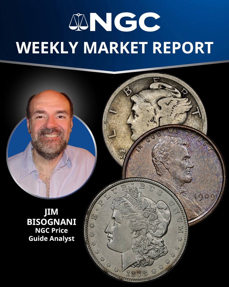 NGCcoin's tweet image. What series should collectors on a limited budget (say, $200 per month) try as a practical entry point? Jim Bisognani asked the experts, and he has their answers in the latest NGC Weekly Market Report: NGCcoin.com/news/article/1… #coins #uscoins #coincollecting #numismatics #rarecoin