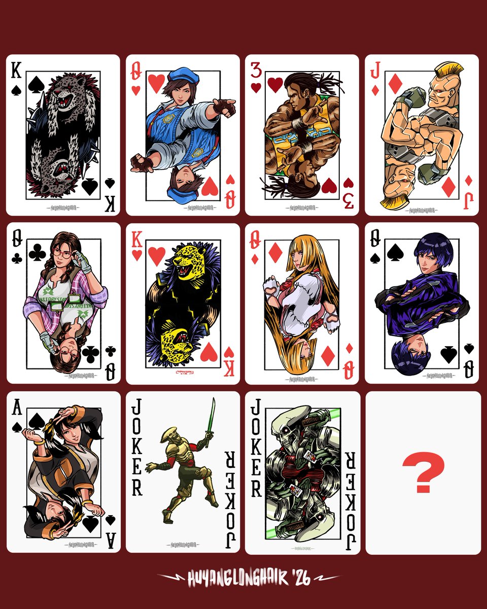 kynglnghr's tweet image. Here are the cards that I have done so far! 

Thank you for the ones who commissioned me to do this. If you want a character to be put into a card, I am still accepting commissions. 

Stoked to see who is next!

#TEKKEN8