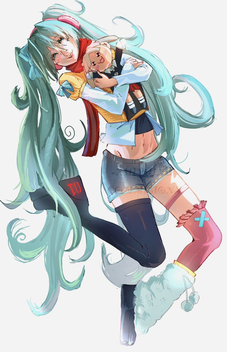 SoulChomp77's tweet photo. @drunkmythe  Thank you so much for my two favorite characters! You do beautiful work!! Maka is so lucky #miku #maka https://t.co/SQ0ek4Lvvp