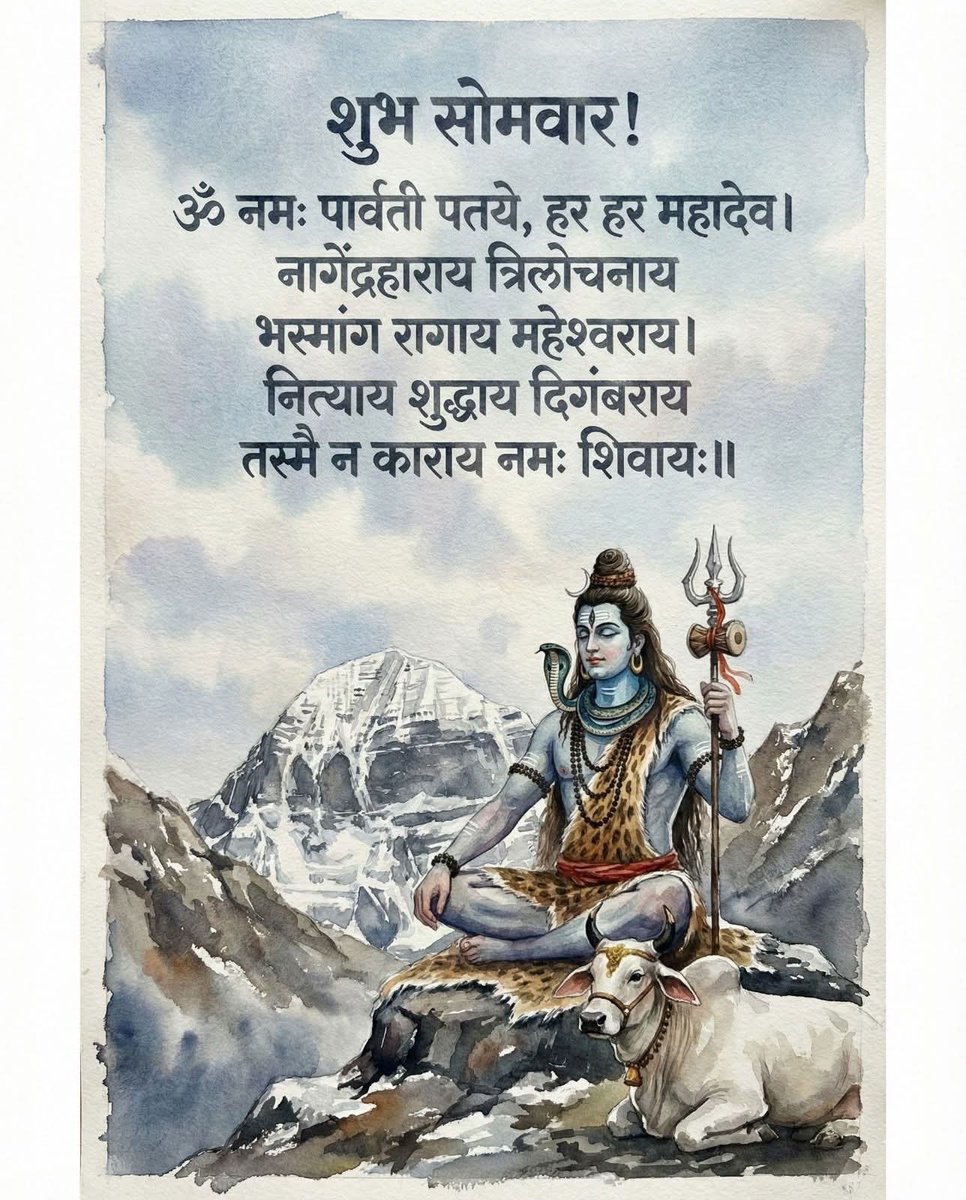 हर हर महादेव 🙏 
आज की सुबह आपके नाम,
मन में शांति, तन में ऊर्जा
और जीवन में आपके आशीर्वाद की धारा बहे।
हर श्वास में आपका स्मरण हो,
हर कर्म में सच्चाई हो,
और हर कदम पर आपकी कृपा साथ हो।
जय भोलेनाथ 🙏 
आपका दिन मंगलमय हो