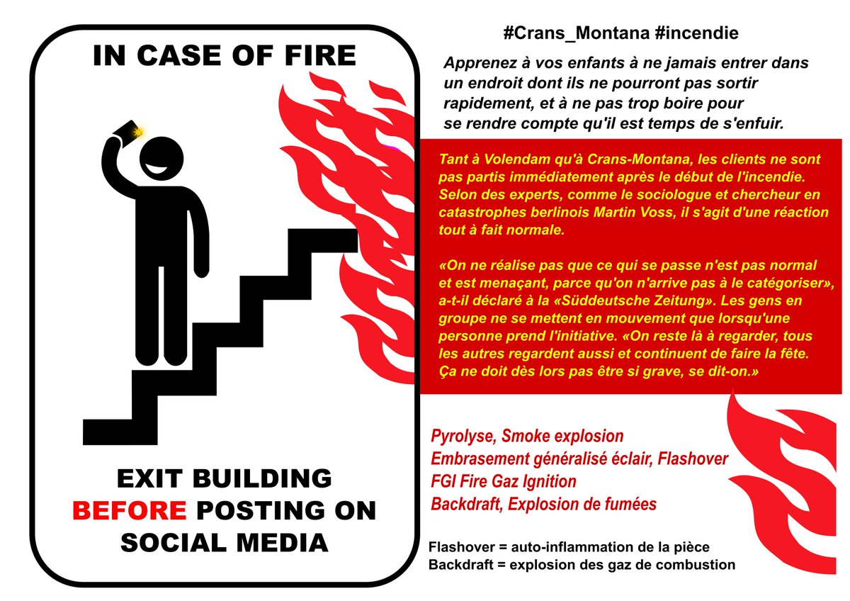 herodote1789's tweet image. #CransMontana #incendie #Flashover infographies gratuites #pyrolyse #auto_inflammation #Fire #ignition embrasement généralisé éclair