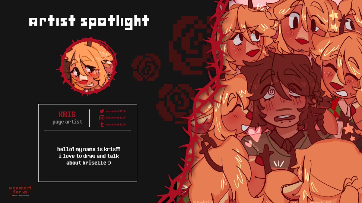 A Concert for Us 🍎❄️ Kriselle zine tweet media