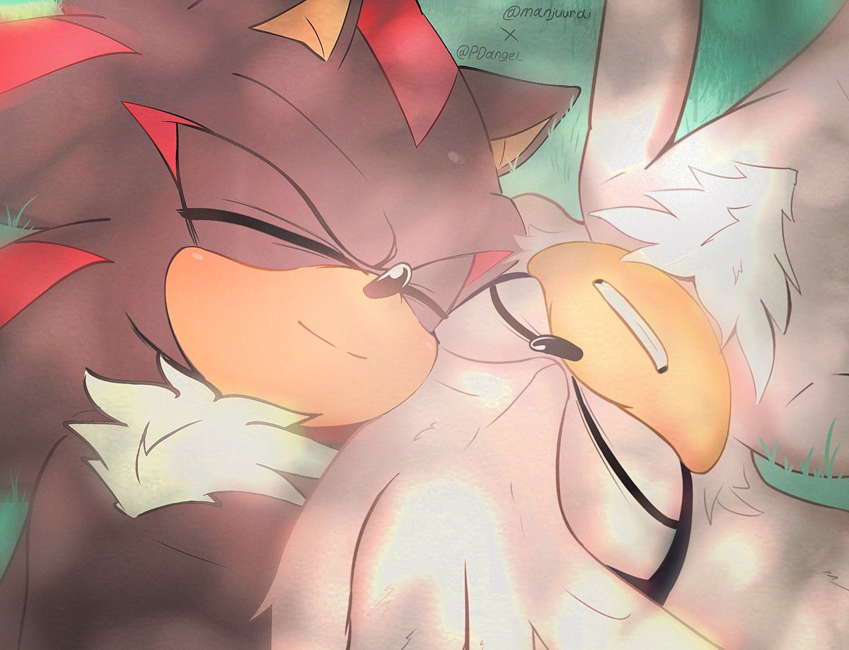 manjuurai's tweet photo. Collab with @PDangel_  💫

#shadilver #ShadowTheHedgehog #SilverTheHedgehog https://t.co/kqLecsVLko