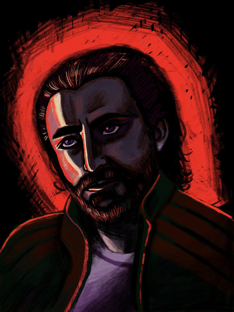 eldritchbones's tweet photo. A quick Scratch I’ve been slowly messing around with while recovering from a nasty bug.

#AlanWake2 #alanwake #MrScratch https://t.co/bxnuxJCD6l
