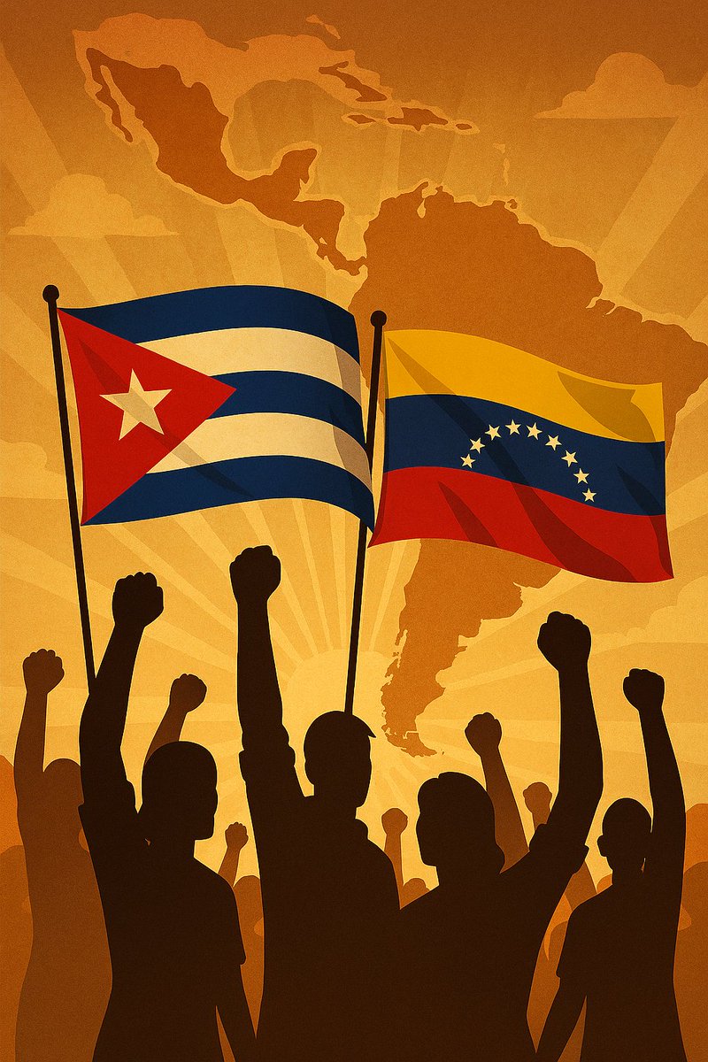 👏La solidaridad internacionalista tiene páginas profundas. Su coraje y sacrificio, guiados por sus convicciones, son parte de la lucha de América Latina como antorchas encendidas contra la sombra del imperio.💪¡¡¡La dignidad no se negocia, se defiende!!!
#HonorYGloriaPorSiempre