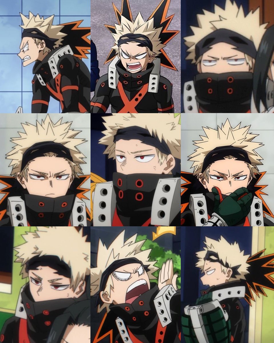 bkgodynamight's tweet image. mask up katsuki you will always be famous