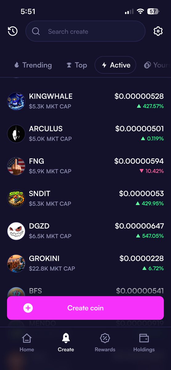 Coin released and we are already on the top 20 of active coins on moonshot! 

moonshot.com/5memRLTEPR6QmN…

5memRLTEPR6QmNRWvArX9ZRGSQnsDQa2Np4CyS6moon

#memecoin #crypto #altcoin #DGZD #dungeonized #MemeCoinSeason #memecoin100x
