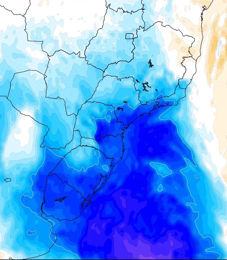 metsul's tweet photo. 🥶 AVISO | Ar frio avança neste começo de semana e trará um grande e esperado alívio do calor do Rio Grande do Sul ao Rio de Janeiro. ▶️ https://t.co/pxOD1ZwhtR https://t.co/YKZJCQOuOF
