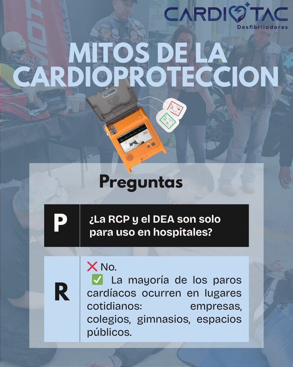 CardioTacMex's tweet photo. La cardioprotección empieza con una pregunta.
Y continúa con una decisión.
❓ ¿Tu espacio está preparado para una emergencia cardíaca?

💬 Cuéntanos
📩 Contáctanos y conoce nuestras soluciones en cardioprotección

🫀 #EspaciosSeguros #DEA #Cardiotac https://t.co/rRqUNdJ6Qa
