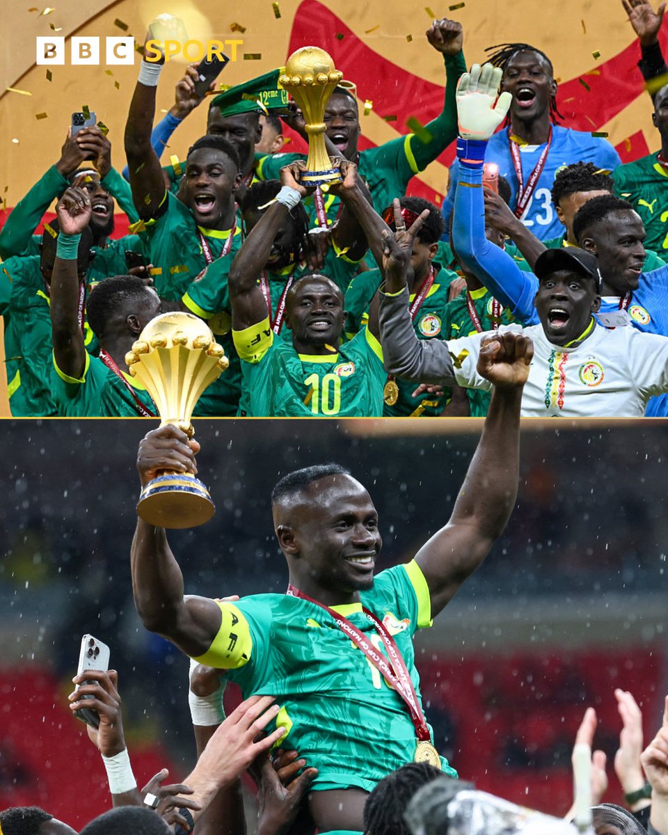Sadio Mane lifts Senegal's second AFCON title 🏆
