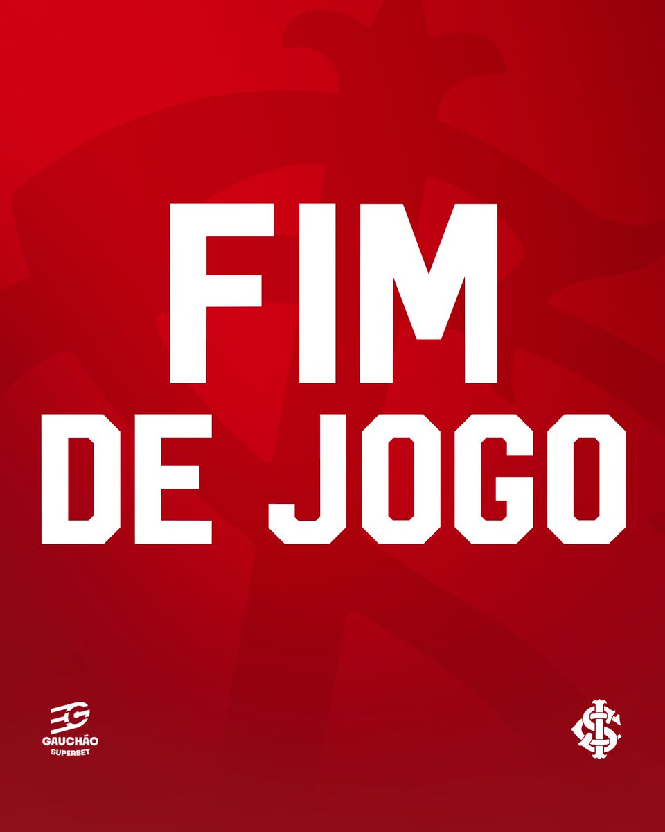 SCInternacional's tweet image. #YPIxINT | 2-1 | 2T | 53' - Partida encerrada.