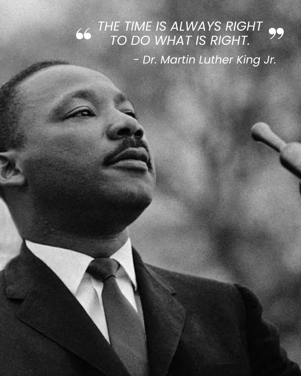 Today we honor the life and legacy of Dr. Martin Luther King Jr.  who fought tirelessly for human rights and equality.