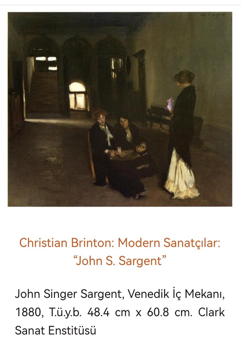 degokduman's tweet photo. Christian Brinton: Modern Sanatçılar: “John S. Sargent”
https://t.co/ePhwUcqXOF @Dekolaj https://t.co/TYb5mKOH1G
