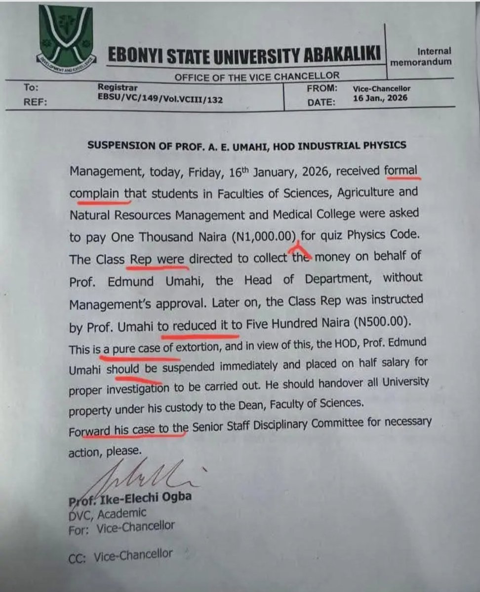 AbdulMahmud01's tweet image. A Deputy Vice Chancellor trips over grammar, while a lawyer stumbles over style in his draft of a charge ...

Both make Nigeria poorer.