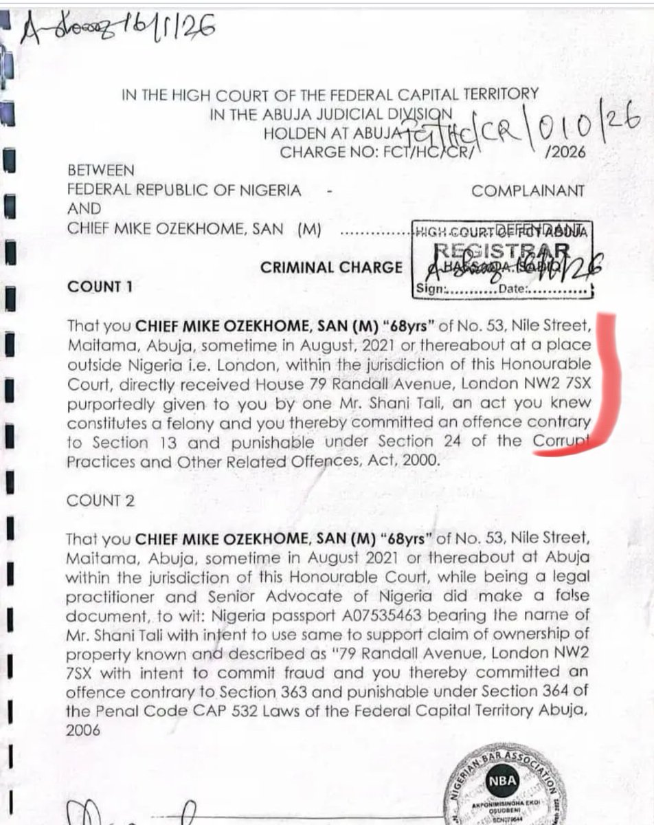 AbdulMahmud01's tweet image. A Deputy Vice Chancellor trips over grammar, while a lawyer stumbles over style in his draft of a charge ...

Both make Nigeria poorer.
