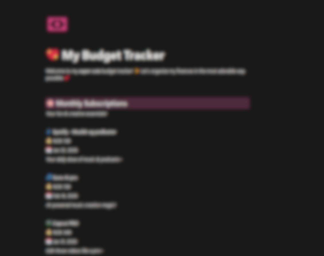 Hard truth: You can't hit your financial goals if you don't track them. 📉

I moved my entire setup to Notion. Having my budget and investment trackers on my PC/Mobile makes staying disciplined so much easier. 💎

Organization is the first step to growth. 🚀