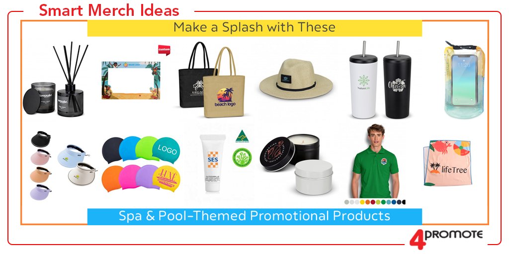 4promote's tweet photo. Make a Splash with These Spa & Pool-Themed Promotional Products #PoolEssentials #SpaPromoMerch #SummerPromo https://t.co/icB1Dwfofx https://t.co/0wD2jLdjwv