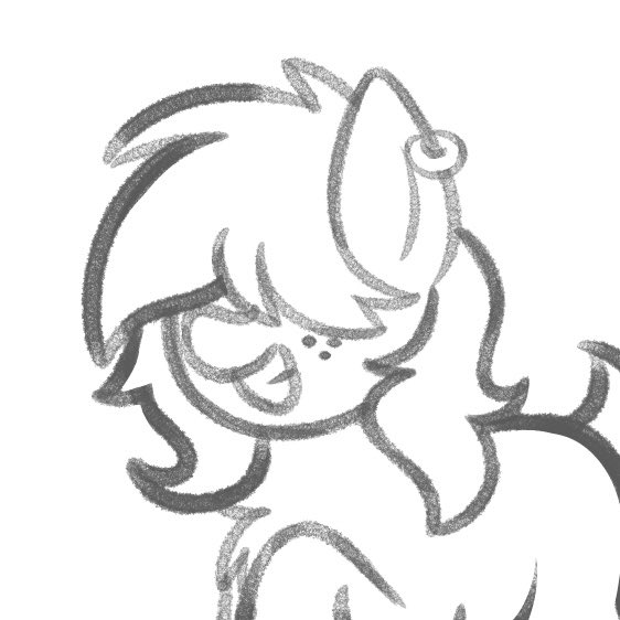 Sneak peek at a new pony OC underway Owo
