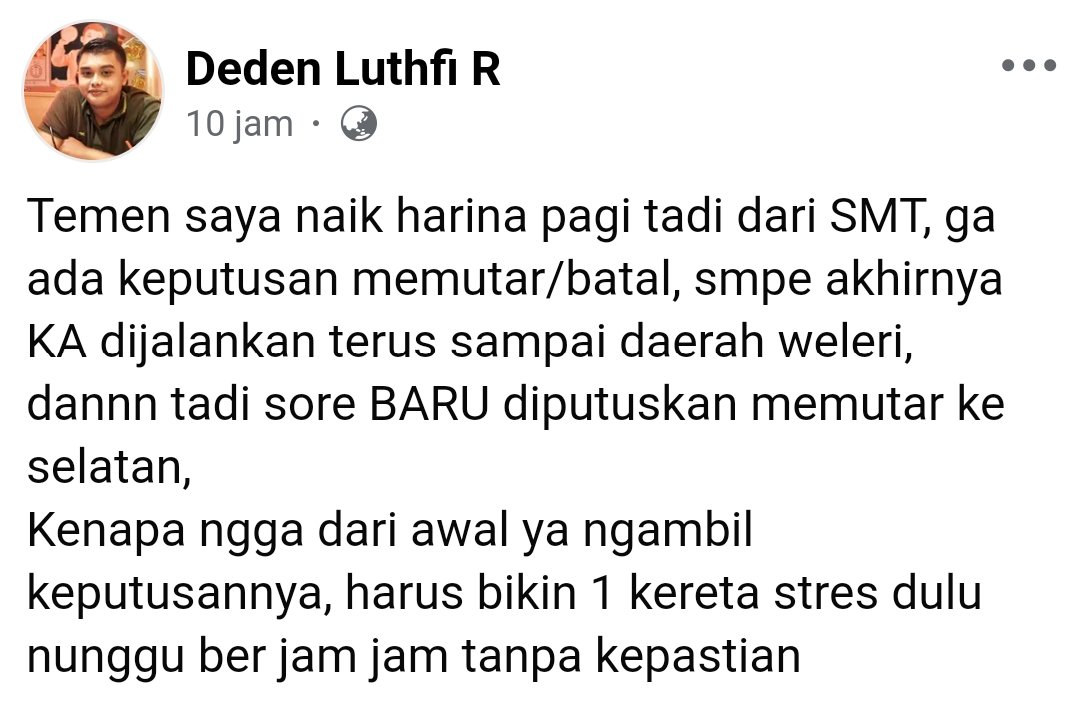 txttransportasi's tweet photo. KAI akhir² ini kalau kok agak begini sih ngambil keputusannya 😑

Ini soal jalur kereta api yang terdampak banjir di Pekalongan kemarin. https://t.co/acqdq4h1NM
