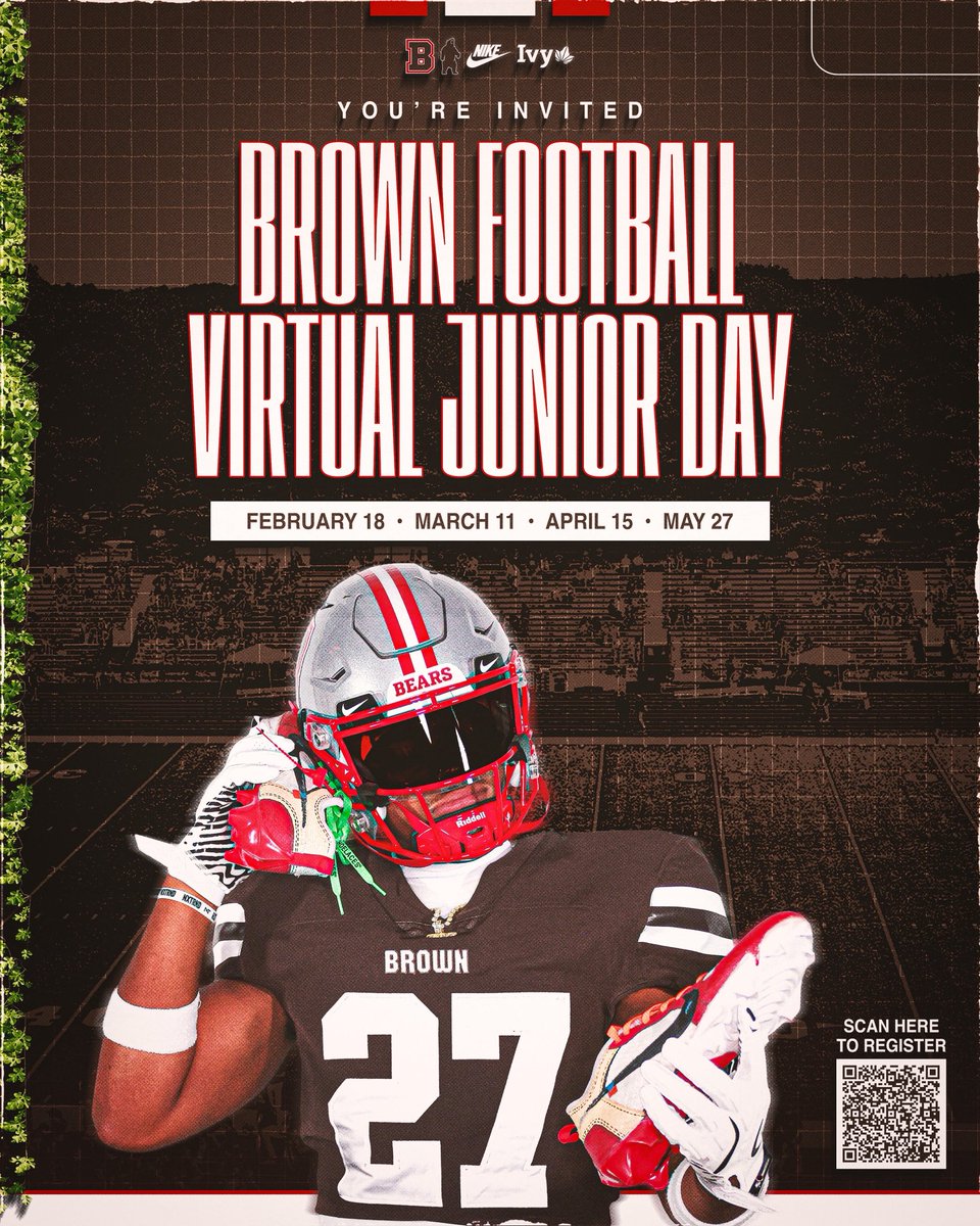 NickValFootball's tweet image. Thanks @BrownU_Football for the virtual Junior day on 2/18. @CoachDanMcGuire @Reason4it @BrownHCPerry @coachgarcia57 @247recruiting @gobigrecruiting @ExpoRecruits @EDGYTIM @6starfootballIL @RivalsHS @Rivals @PrepRedzoneIL @PrepRedzone