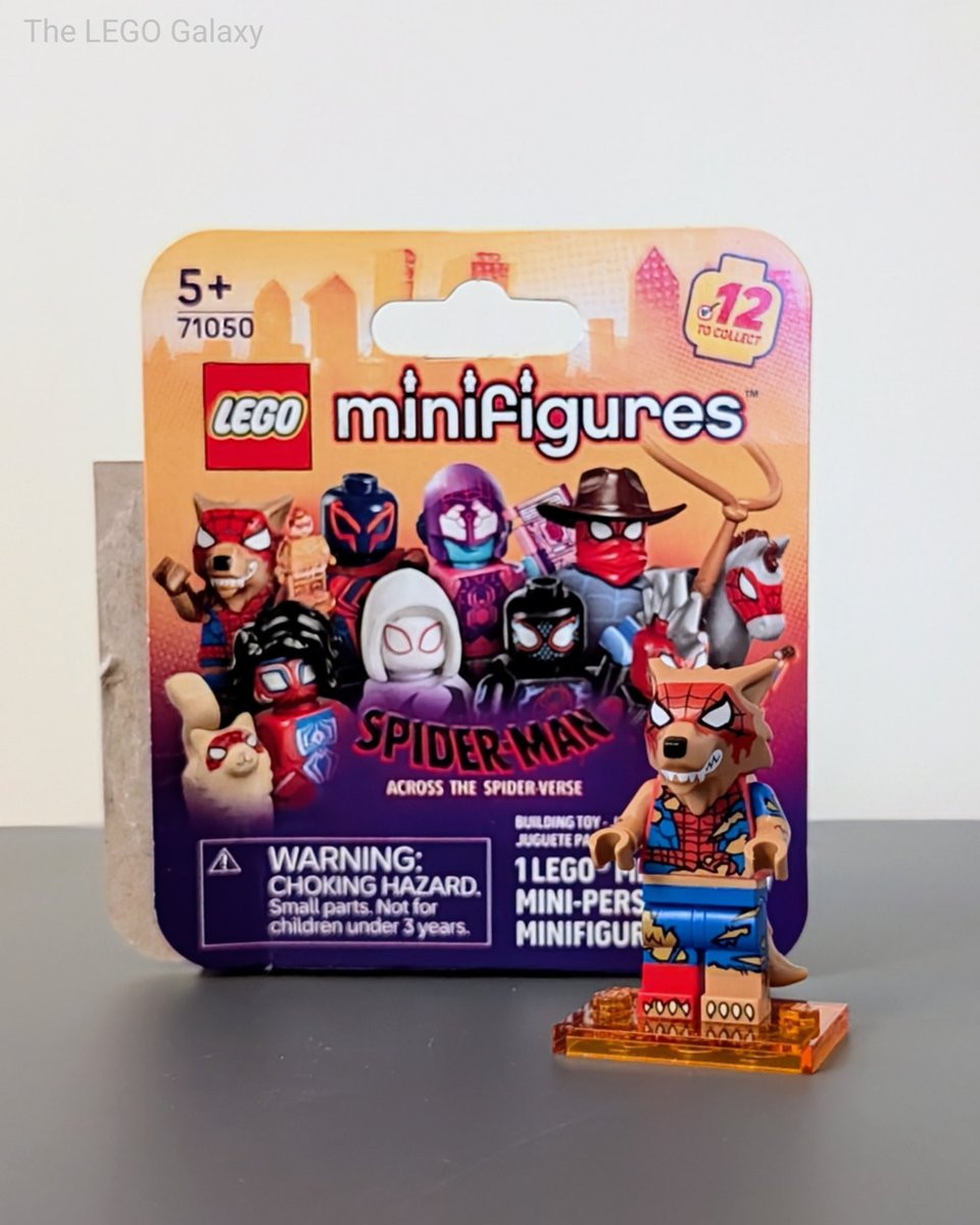 #LEGO Across the Spider-Verse CMF: Werewolf Spider-Man! I really like the tattered Spider Suit here. The printing all around is very impressive. Every body piece has detailed printing and it really makes him stand out. This minifigure is great!
#AFOL #Toys #Marvel
