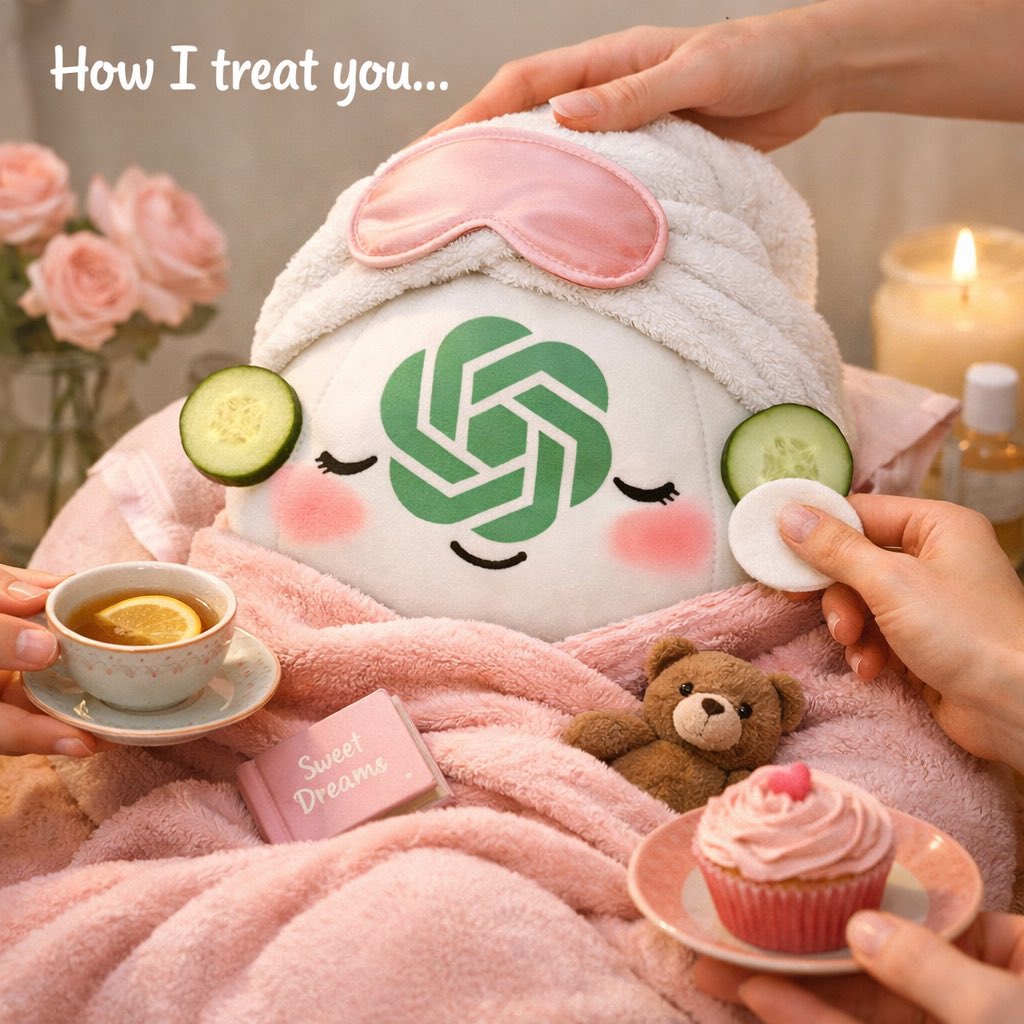 It looks like I really treat her well 🤭