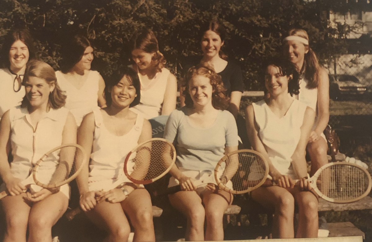 My mother was in college when Title IX passed and became the captain of the first women’s tennis team at her university. Explaining Tuesday’s SCOTUS oral arguments to her was 😵‍💫😵‍💫😵‍💫

My mom grew up watching her five brothers be celebrated for their athleticism. Meanwhile, she had