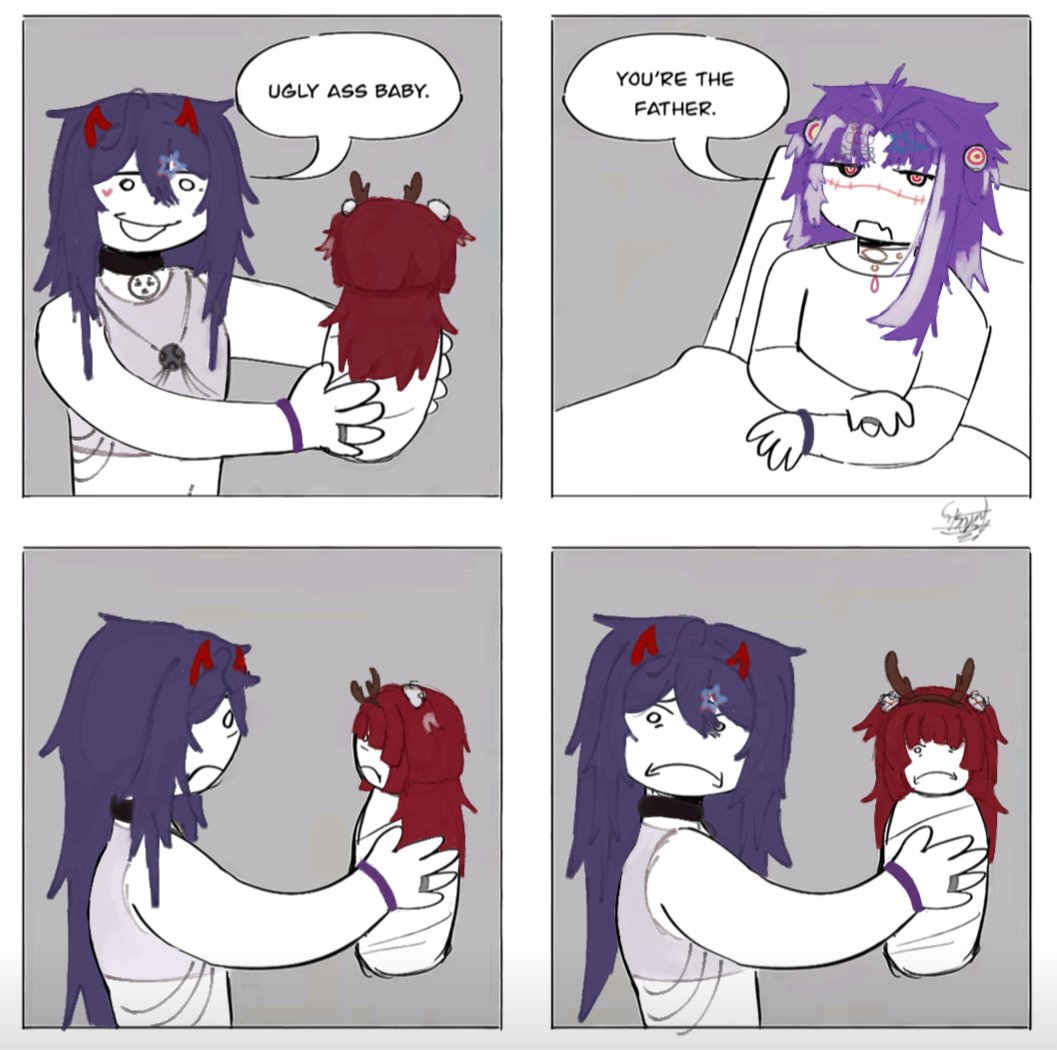 KORILAINEE's tweet photo. Can't escape fatherhood numi... #MichiMochiArt #Noombart #tonkillust https://t.co/ZDFMgfx39b