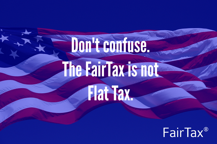 FairTaxOfficial's tweet photo. A "flat tax," as we define it, refers to an income tax that applies a single flat rate to all income, as defined by Congress—often influenced by lobbyists. However, HR25 FAIRtax is not just a flat register rate tax. It is designed to be controlled by the taxpayer. Unlike traditional flat taxes, FAIRtax allows individuals to have more power over their expenditures, emphasizing consumption rather than income. This means that taxpayers can decide how much they pay based on their purchasing choices, ultimately giving them more control over their finances.