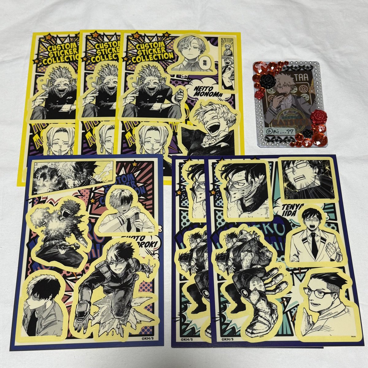 ni___77's tweet photo. 僕のヒーローアカデミア ヒロアカ ジャンプショップ ジャンショ フェア デコレクション缶バッジ デコレ カスタムステッカー お守りステッカーコレクション

譲⌇轟 爆豪 緑谷 ホークス 荼毘 トガ 物間 飯田 他

求⌇4枚目

✧紙類2点〜郵送取引
✧缶バッジ最優先
✧緑谷は爆豪含む交換
✧プロカ必読 https://t.co/VdfTLvbths