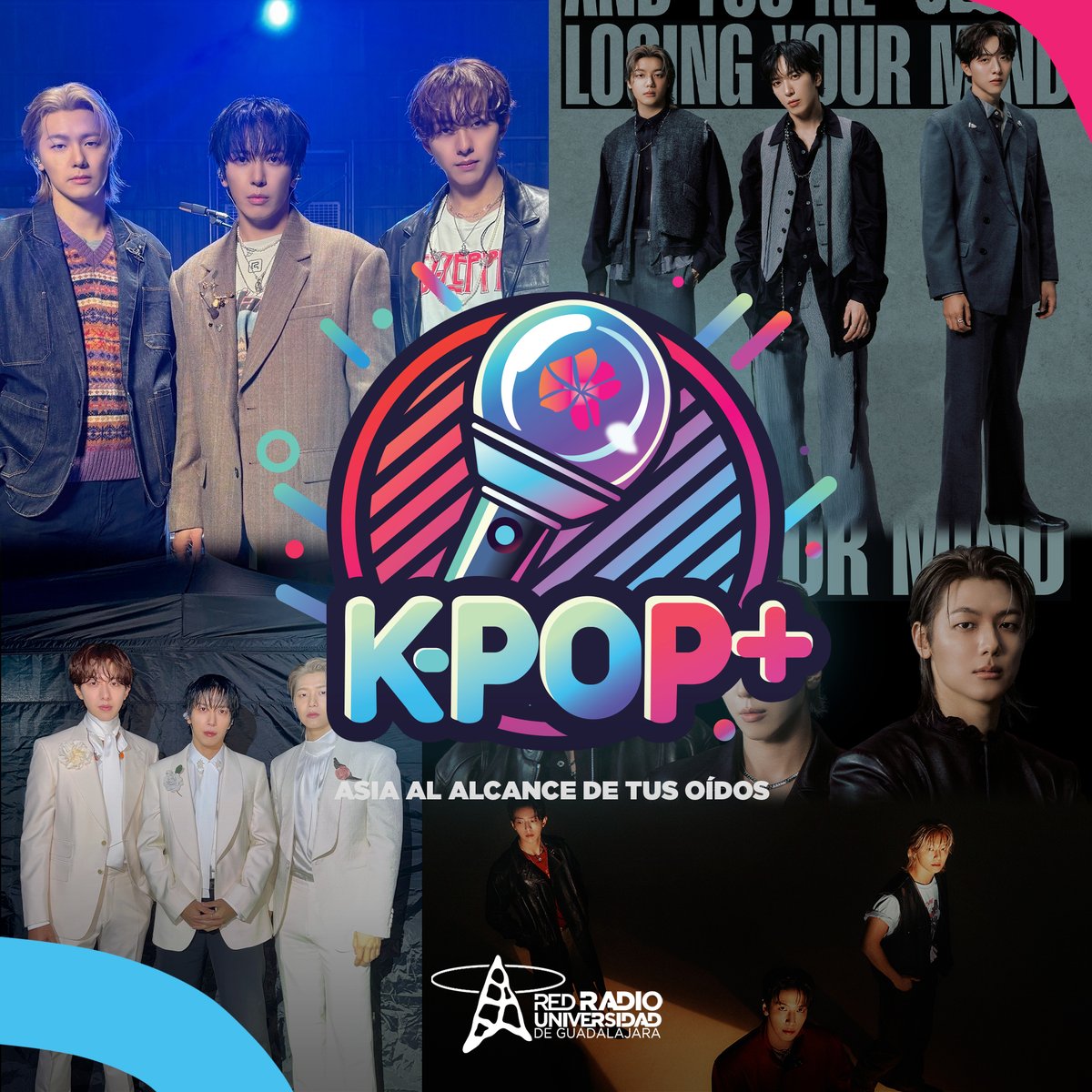 RadioUdeG's tweet image. Iniciamos #KpopPlus🫰 y celebramos el regreso de @official_CNBLUE 🎸✨

La banda presenta su 3er álbum de estudio 3LOGY y festeja 16 años de trayectoria musical. 

📻 Escucha el 104.3FM