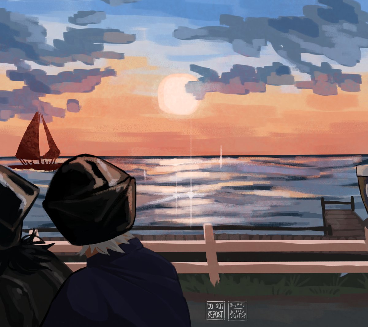 _y07aky's tweet image. Desenho de uma história minha :)