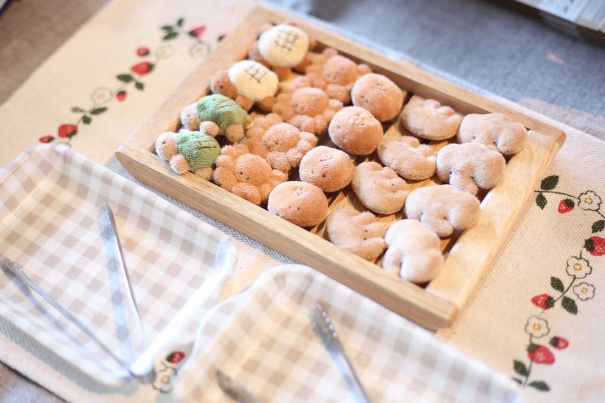 collonuinui's tweet image. ぬいぐるみ博
ブース番号【K】です！！

設営完了しました🎉
あいまいさんに素敵な写真撮ってもらいました😭
宜しくお願い致します🙇