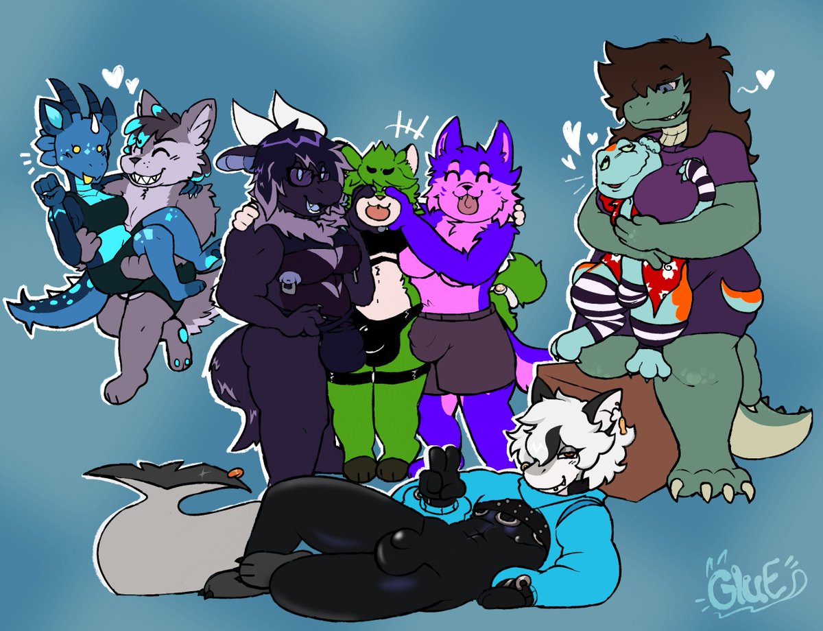 comm done for a group! ty for the support :] 💖
[ <a href="/Bash095/">Eden</a>, <a href="/CookieInHD/">CookieInHD</a>, <a href="/trappn_in_japan/">🔞☆Hex☆</a>, <a href="/Lewd_Quetza/">Quill Quetza🔞</a>, <a href="/M0MMYM0DER/">Sienna ΘΔ</a>, <a href="/DeiKaiyo/">Dei</a>, <a href="/goblin_boog/">goblin booger snort</a> ]