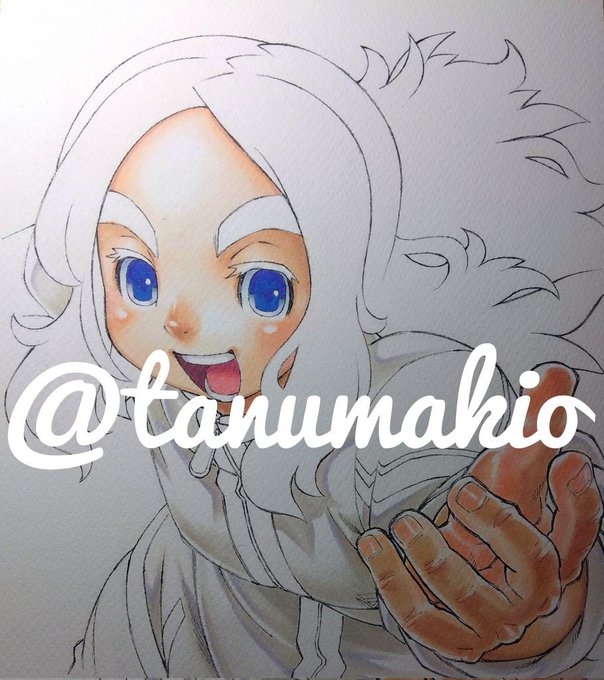 完成写真を撮ってなかったのですが、とりあえず雲明のイラスト色紙は以前描いた下絵を手直ししておでこを強調したり表情を明るくしました。 3枚めが手直し前です。