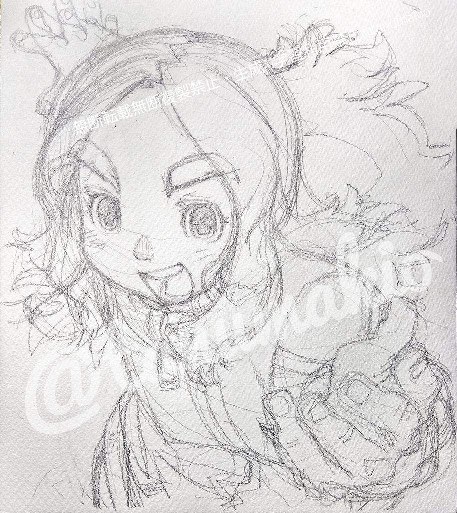 完成写真を撮ってなかったのですが、とりあえず雲明のイラスト色紙は以前描いた下絵を手直ししておでこを強調したり表情を明るくしました。
3枚めが手直し前です。 