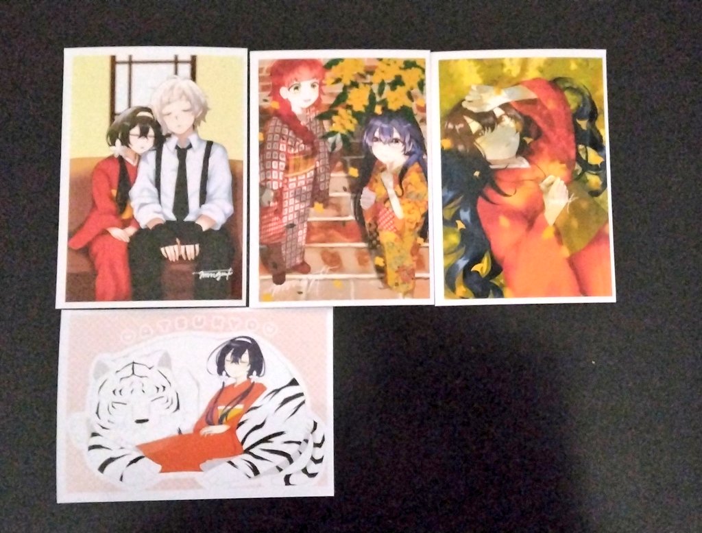 <a href="/minazuki619/">☂️みなづき☂️@ネップリ固ツイ</a>様 初めましてm(_ _)m ネップリ印刷させて頂きました ありがとうございます(⋆ᴗ͈ˬᴗ͈)” 可愛い鏡花の日常を切り取ったようなイラスト 素敵すぎました(*  ˊ꒳ˋ*)