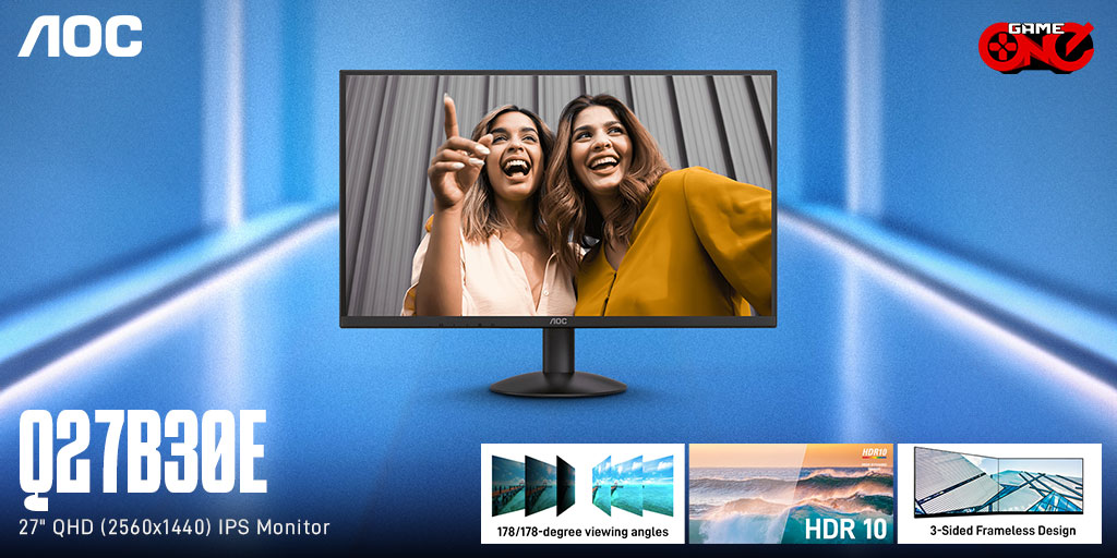 gameoneph's tweet photo. Big screen, clean visuals!
The AOC Q27B30E/71 delivers crisp QHD on a 27β IPS display, easy on the eyes and perfect for work or play.
πShop Now: https://t.co/oMTXXUQkNq
#AOCMonitor #QHDMonitor #IPSDisplay #27InchMonitor #ClearVisuals #EyeCareTechnology #gameoneph https://t.co/NR3SpENHRz