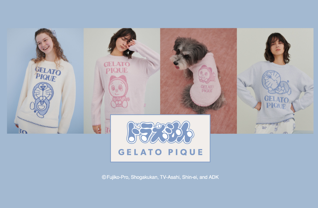 ドラえもん meets GELATO PIQUE」登場💫 喜怒哀楽の感情豊かな