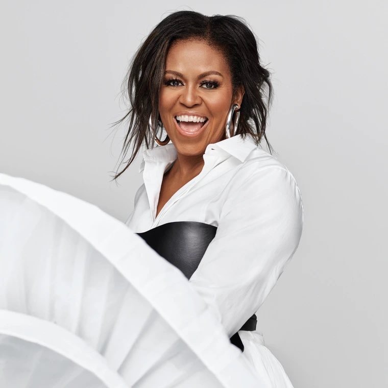 PopBase's tweet image. Happy 62nd birthday to the Grammy-winner Michelle Obama.