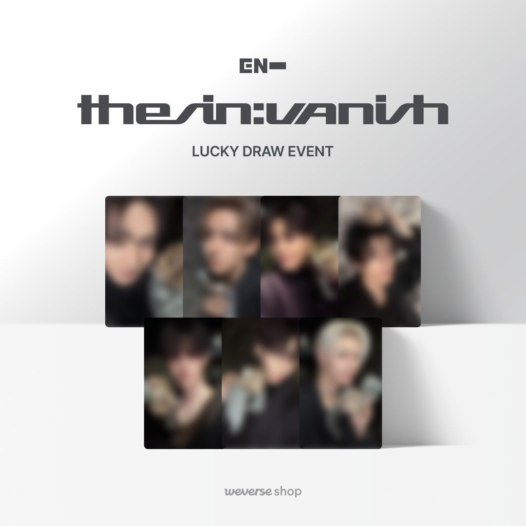 ENHYPEN (@ENHYPEN)『THE SIN : VANISH』LUCKY DRAW EVENT🍀 ENHYPENの