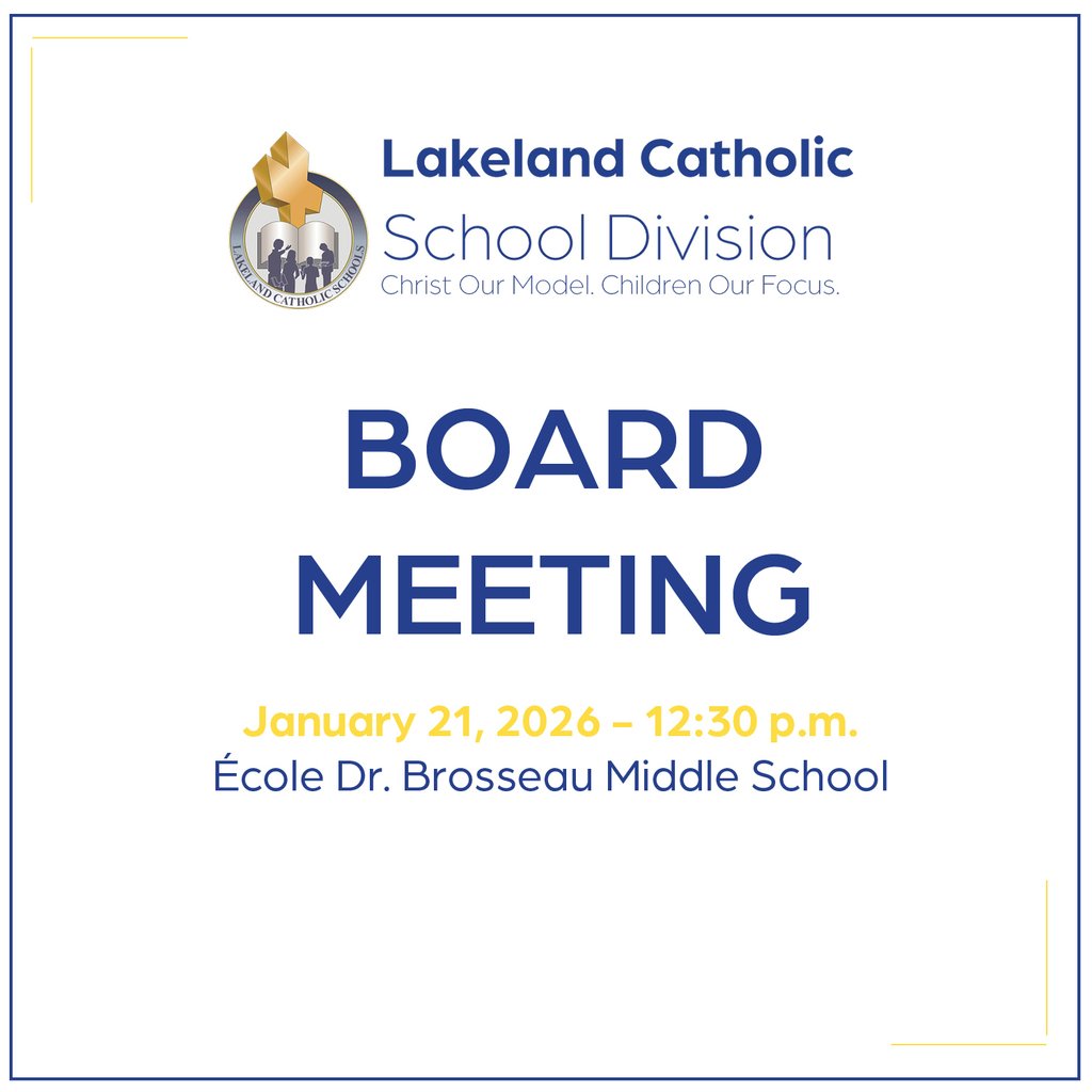 Lakeland Catholic School Division tweet media