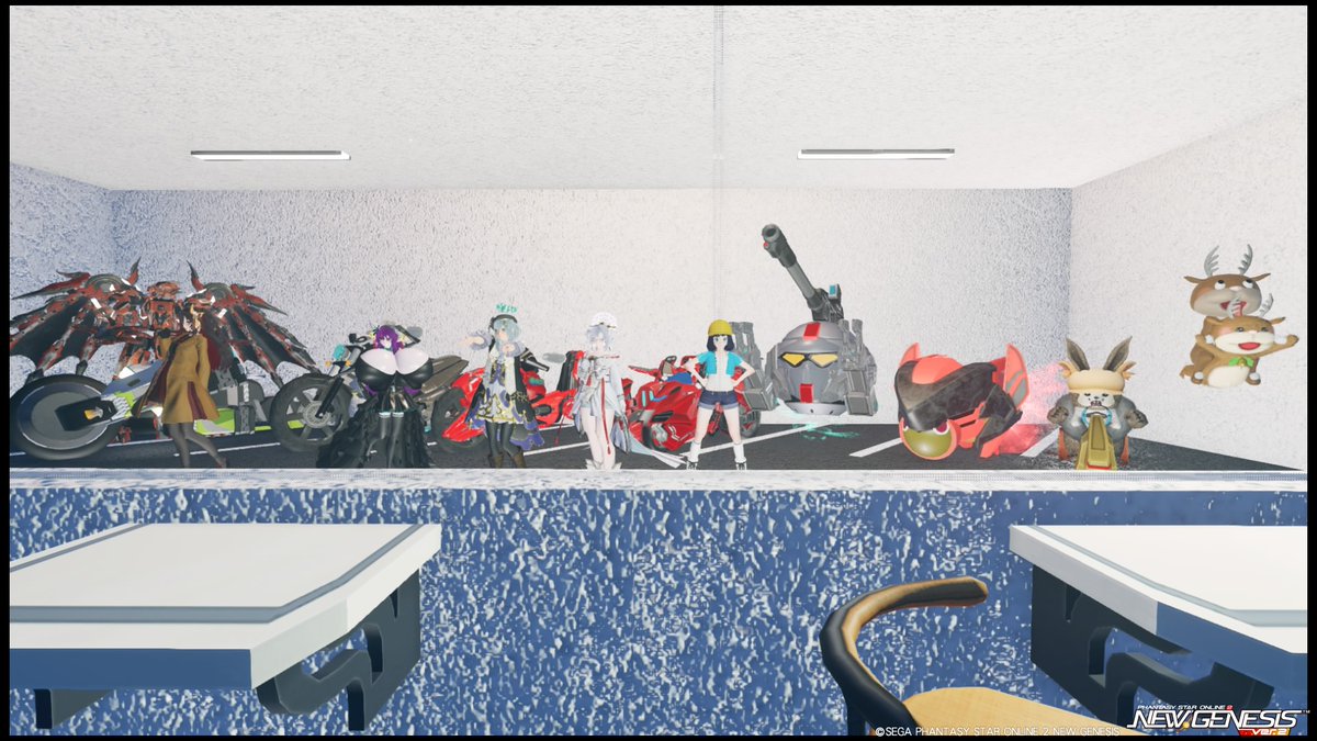 エクさんの配信で撮影！
ニラさんの素敵なクリスペですのだ！

#PSO2NGS