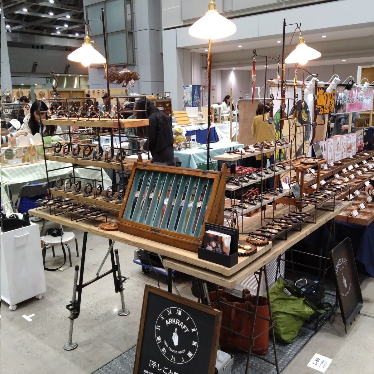 arkraftwatch's tweet photo. 1/17-18は東京ビッグサイトで開催されるHandMade in Japan Fesに出店致します
ブースは西館1FのL-89です
総数100点以上の手しごと腕時計を用意しています
来場される方はぜひ見に来てください
#HMJ
#ハンドメイドインジャパンフェス https://t.co/oS4Q0Ho6sk
