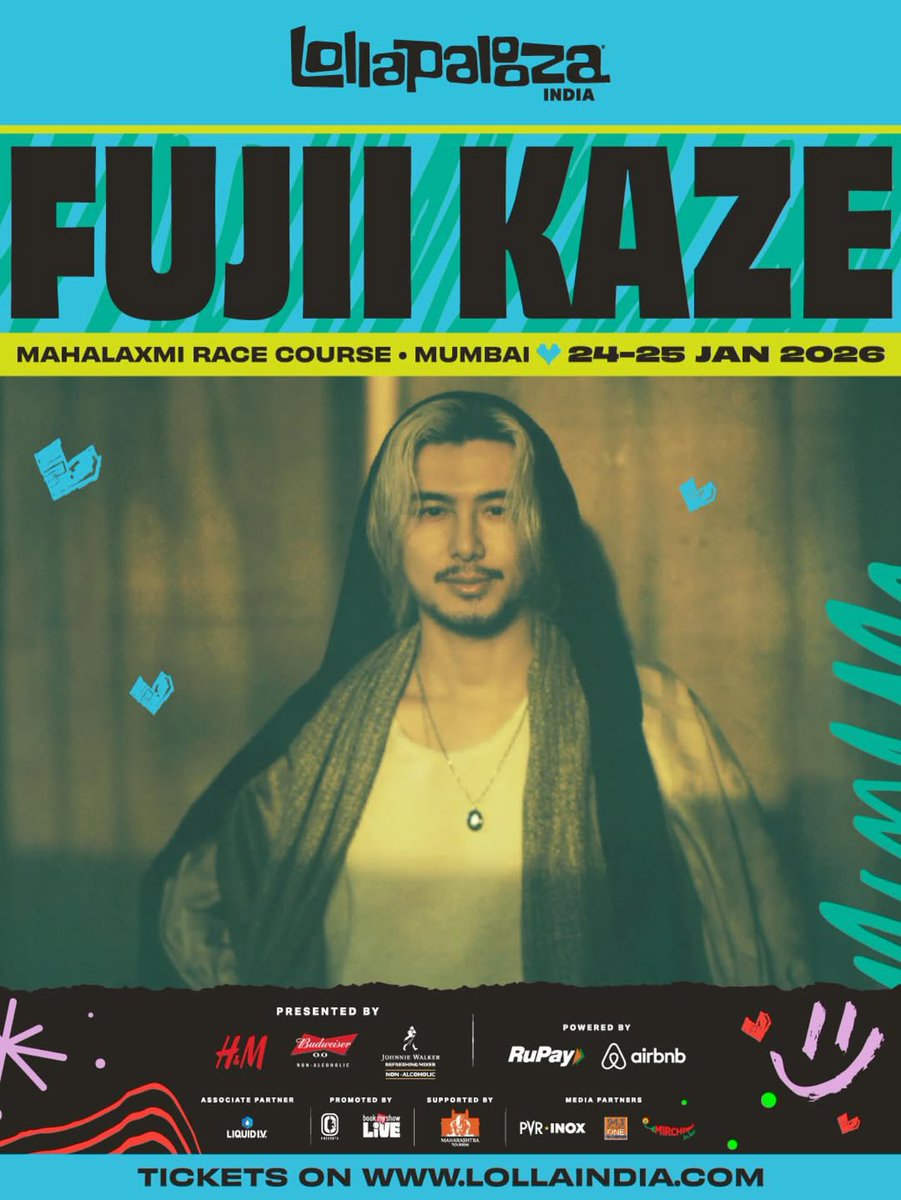 One week from today, Kaze is set to perform at Lollapalooza India