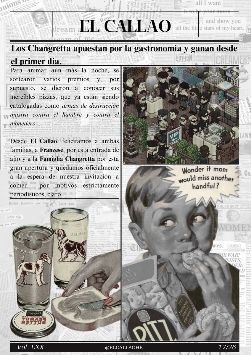 ⚫️ Septuagésima Edición.

Vol.70. Explosión en Carlemany: 
Los Franzese sacuden el inicio de 2026.

⚪️ La Famiglia Changretta conquista el gremio con Merlot Trattoria.